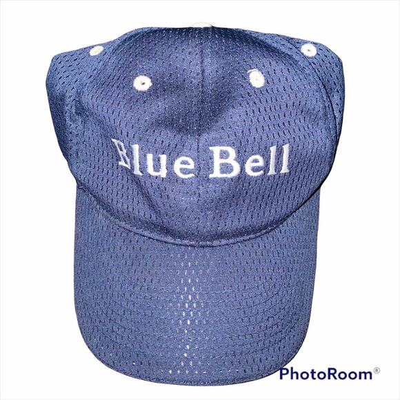 Blue Bell Creameries Homemade Ice Cream Navy Blue/White Mesh Adjustable Hat Cap - Picture 1 of 5